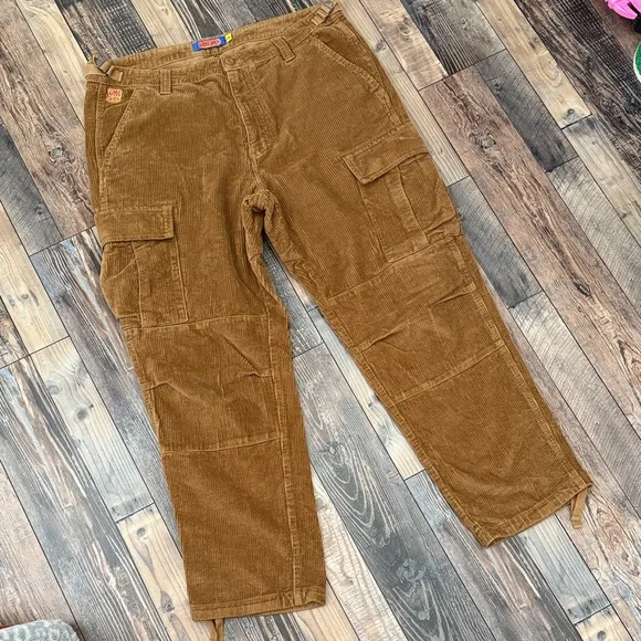 Men's EMPYRE corduroy skate pants in Tan size 36 - Picture 3 of 7